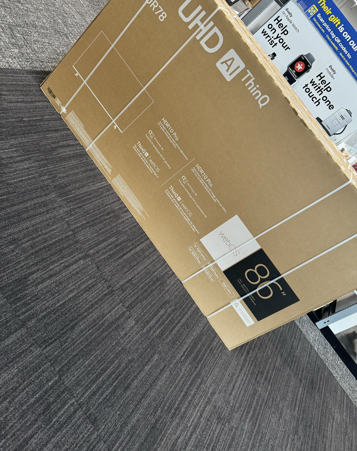 LG 86” 4k Smart TV