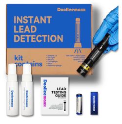 Lead Paint Test Kit, Up to 4800 Uses, UV Light Visible Refill for Ceramics