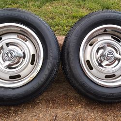 15"×7" Rallye Rally Wheels FW Stamped OEM GM Chevrolet 