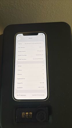 •~-> APPLE IPHONE 12 | 64 GB | WHITE | UNLOCKED