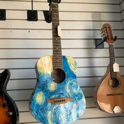 Luna Safari Starry Night Travel  Guitar