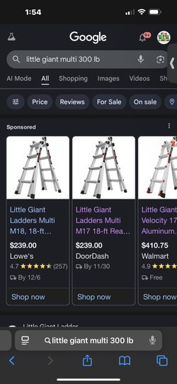 Little Giant Ladder