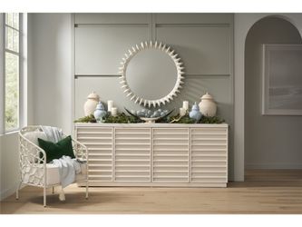 Shoreline White Pine Credenza (82" W)