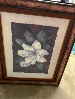Large Painting Magnolias - Cuadro de magnolia -VivÃan Flasch