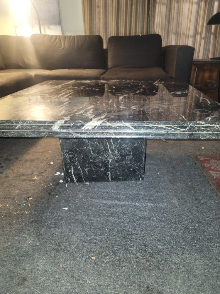 Black Marble Coffee Table