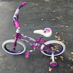 Kids 16" Bike w/training Wheels