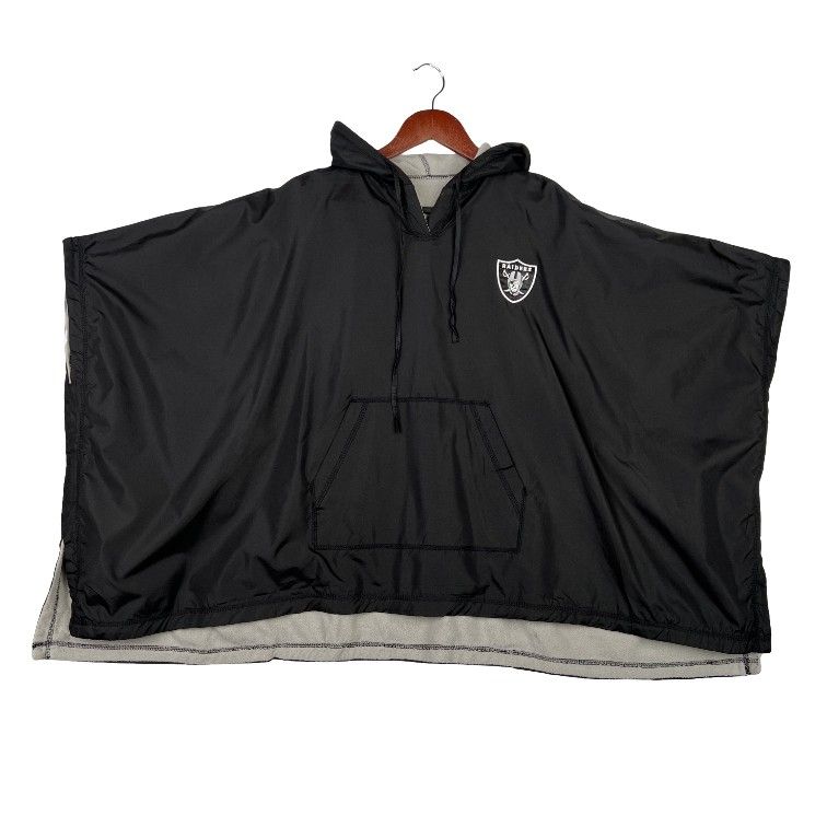 Raiders Sports Jacket Hoodie Pancho UNISEX ONE SIZE