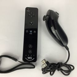Nintendo Wii Mote And Nunchuck 