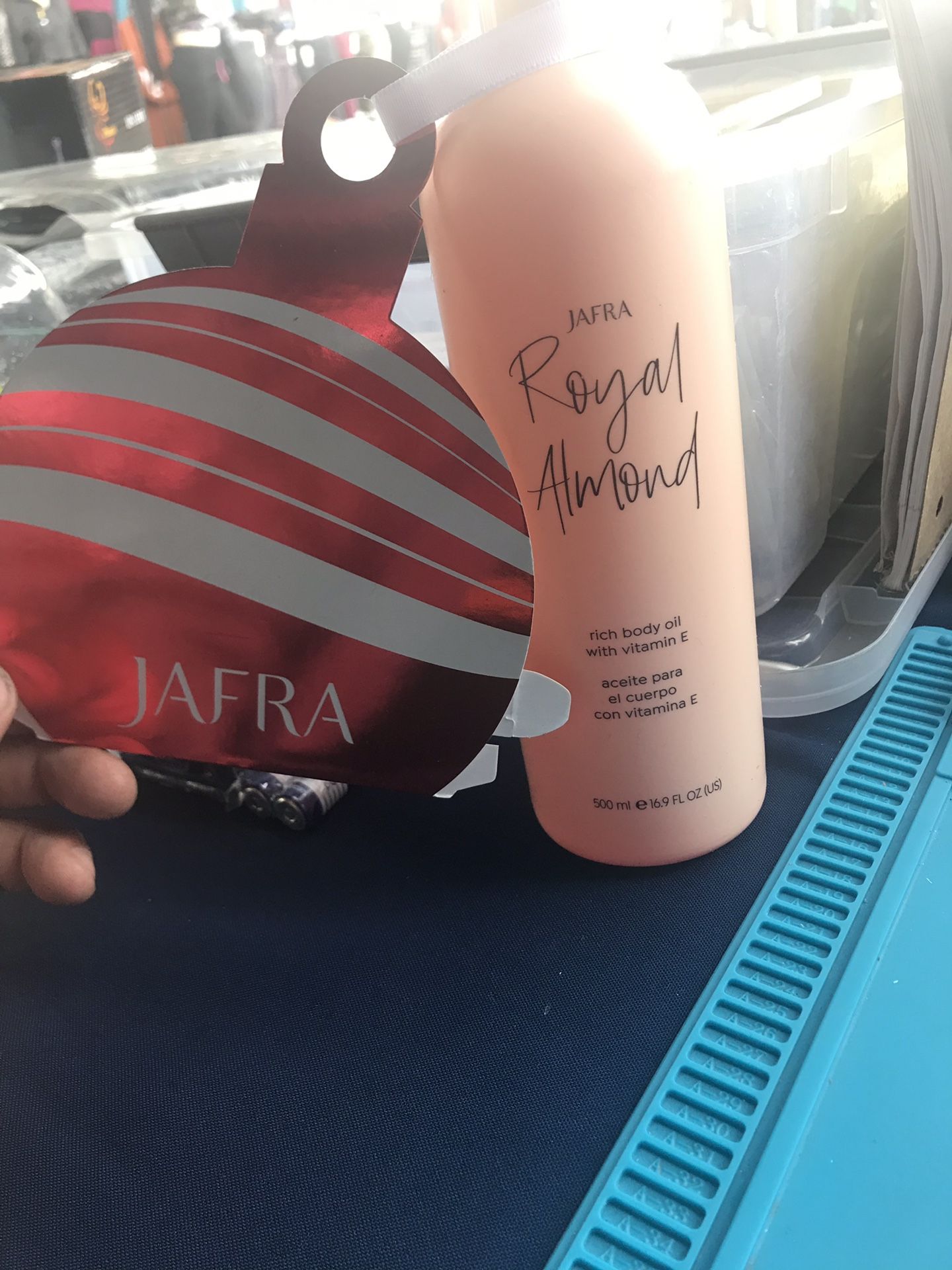 Jafra royal almond rich body oil aceite para el cuerpo