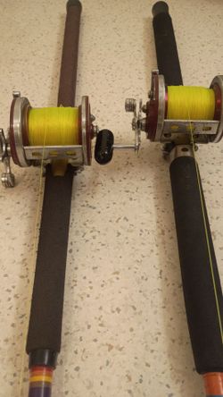 Saber Rod and Penn JigMaster 500 Reel combo set