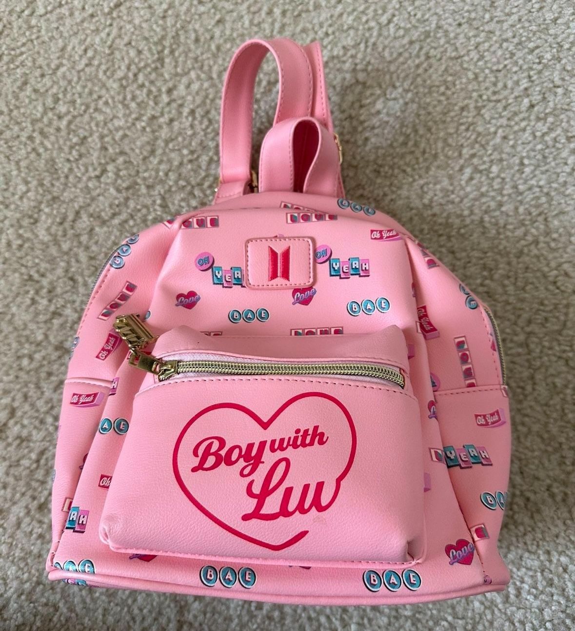 Pink Mini BTS Backpack