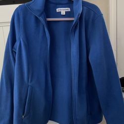 Fleece Jacket Size XL Blue