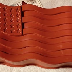 NEW Vintage fourth 4th of July patriotic American Flag Jello Mold with Instructions