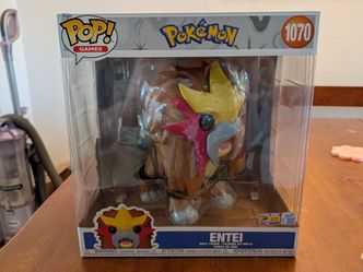 Sdcc 2025 pokemon entei jumbo funko pop