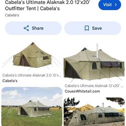 12x20 Cabelas Ultimate Alaknak Tent