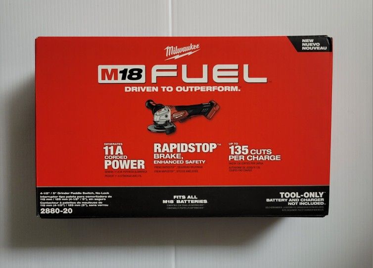 M18 Milwaukee Fuel Grinder Tool Only