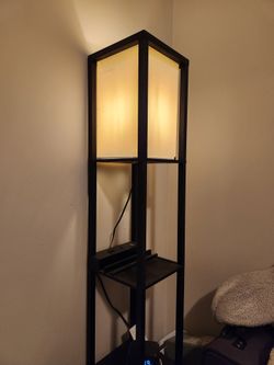 Three tiered floor lamp