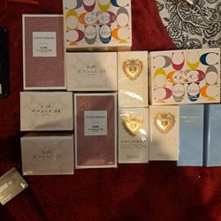 COACH.DOLCE AND GABBANA. DESIGNER PERFUMES