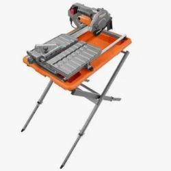RIDGID 9 Amp Corded 7 in. Wet Tile Saw with Stand
