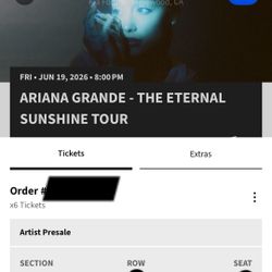 Ariana Grande Tickets LA 6/19