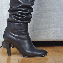 Genuine Leather With Fur Lining Winter Boots