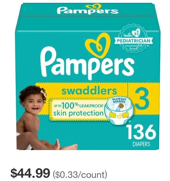 Pampers Swaddlers Size 3