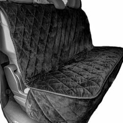 New Plush Paws Products Quilted Velvet Waterproof Car Seat Cover