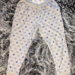 Champion Men’s Reverse Weave Grey And Blue Joggers XXL 