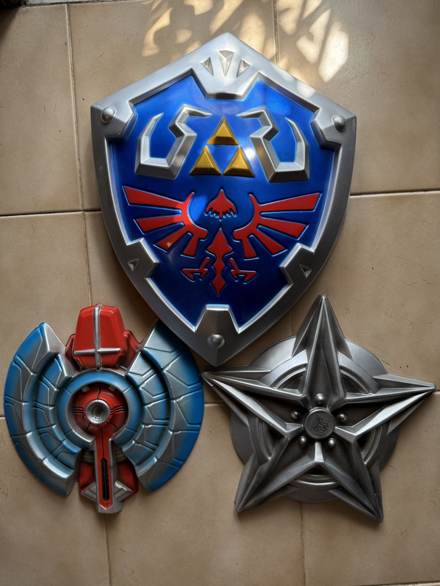 Assorted Cosplay Costume Shields- Zelda, Optimus Prime