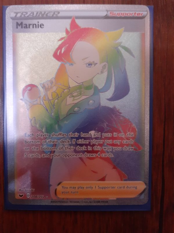 Ultra Rare Pokemon Marnie Trainer Art Card For Sale In Torrance CA 