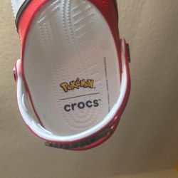 Pokemon Pokeball crocs Size 1