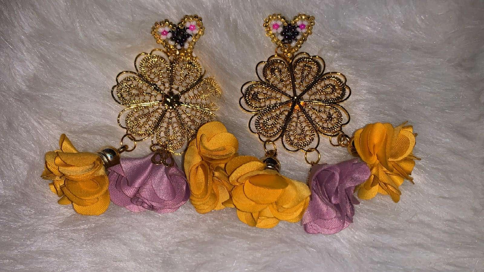 Aretes de filigrana , hechos a mano!