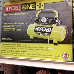RYOBI 18V 1 GALLON COMPRESSOR (TOOL ONLY)