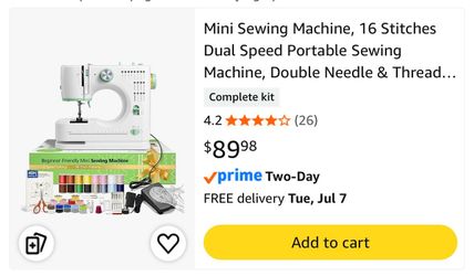 Mini Sewing Machine / Mini maquina de coser