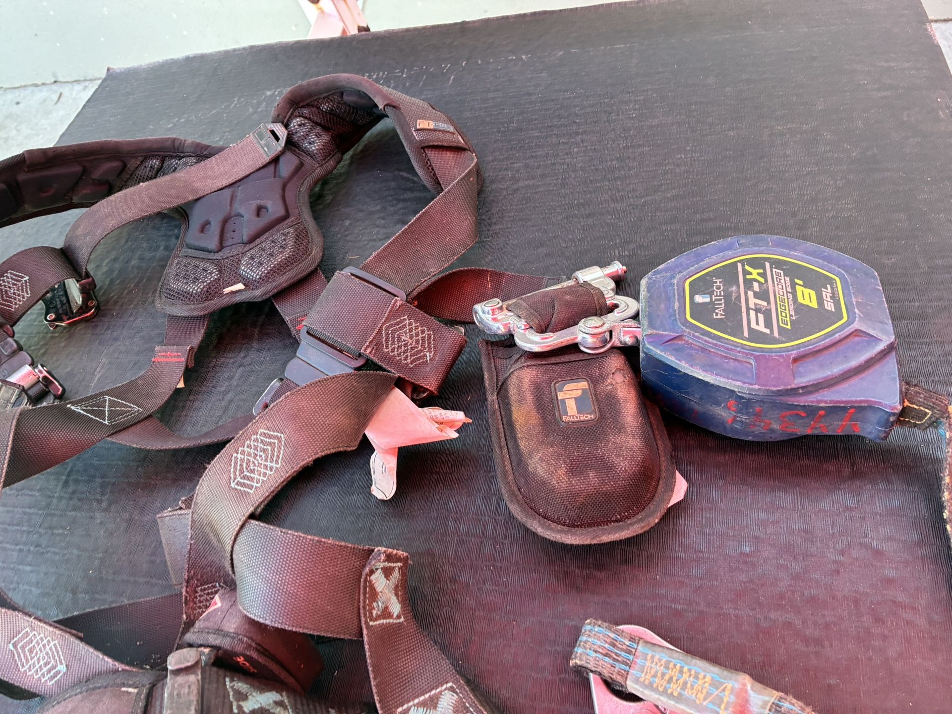 fall tech ftx 8 and body harness