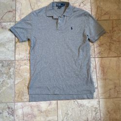 Men’s Ralph Lauren Polo Shirt, Size Small In Grey