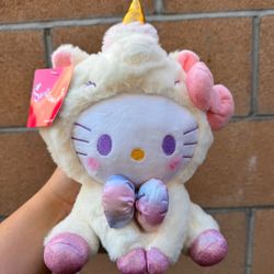 Unicorn Hello Kitty Plush