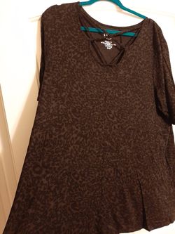 Leopard loose tunic