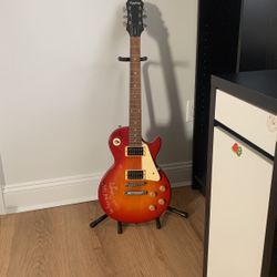 Epiphone Les-Paul Tribute Gibson Electric Guitar Signed By Francis Dunnery