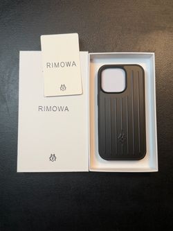 RIMOWA iPhone 16 PRO Aluminum Black Case