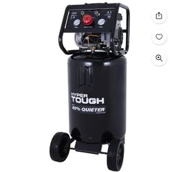 Hyper Tough 20 Gallon 1.8 HP Vertical Quiet air compressor 150psi