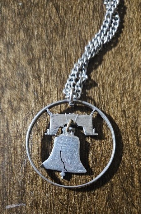 Hand-Crafted Franklin Half-Dollar Coin Pendant