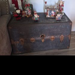 1890's Wardrobe Steamer Trunk