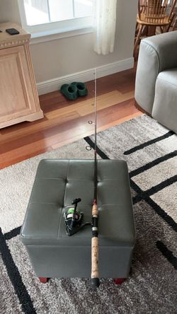 6 ft. Abu Garcia bass tour series rod, and Daiwa 2000 reel