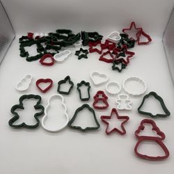 44 Piece Christmas Cookie Cutters