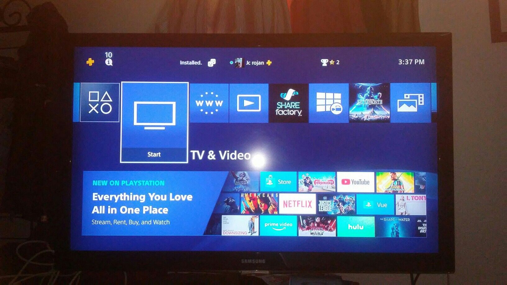 SAMSUNG 1080P LCD TV Model LN46C600F3F SAMSUNG 46. HDMI 1080p LCD