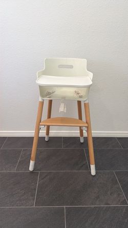 Wooden Adjustable Baby High Chair