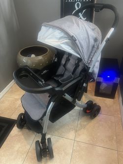 Jeep Unlimited Reversible Handle Stroller, Grey Tweed