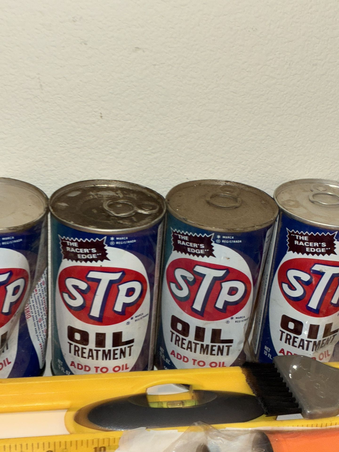 Vintage Stp Oil Treatment 6 Full Ones N 2 Vintage Turtle Wax Chrome Polish All 8 For $80