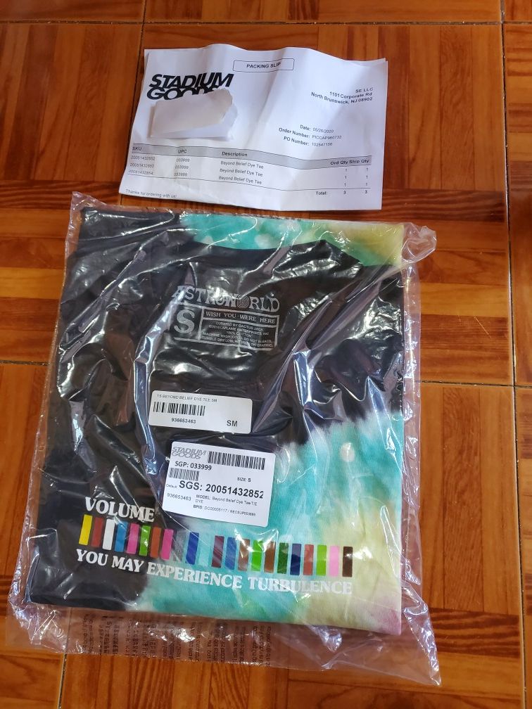 Travis Scott Festival Run tee